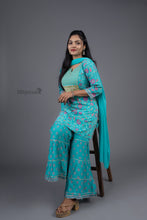 Exquisite Gota Lace Ghagra Kurthi and Sharara Set