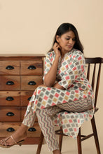 Harlequin Printed Kurti Set - mymaa