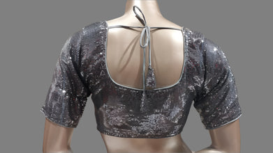 GREY SEQUENCE BLOUSE