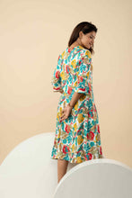 Women's Rayon Blend Multi-Coloured Floral Printed Kurta-Maxi - mymaa